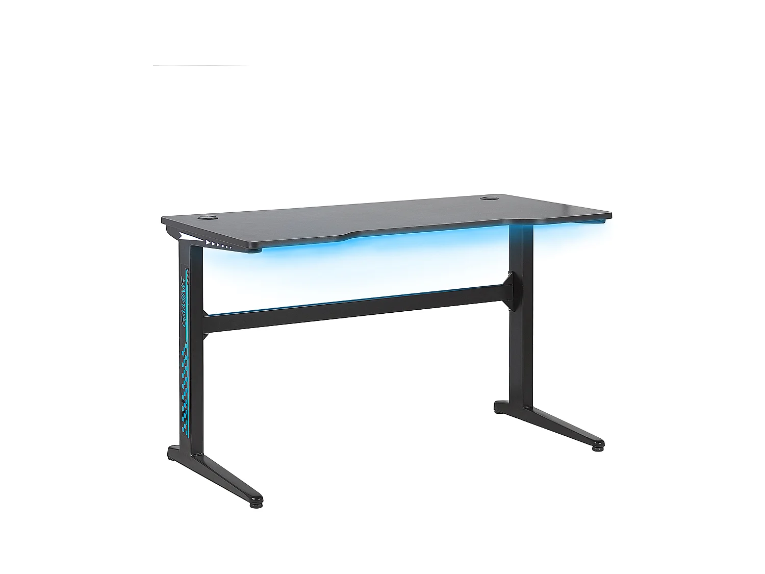 Game bureau DORAN Zwart 120 cm 60 cm RGB LED