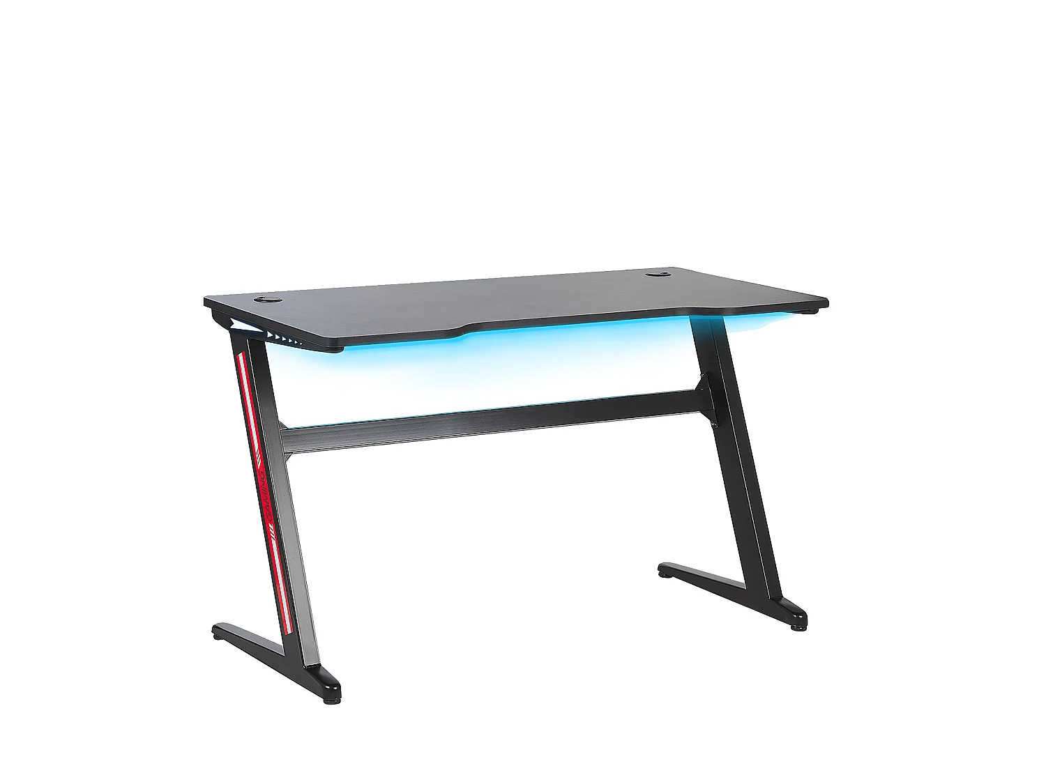Game bureau DARFUR Zwart 120 cm 60 cm RGB LED