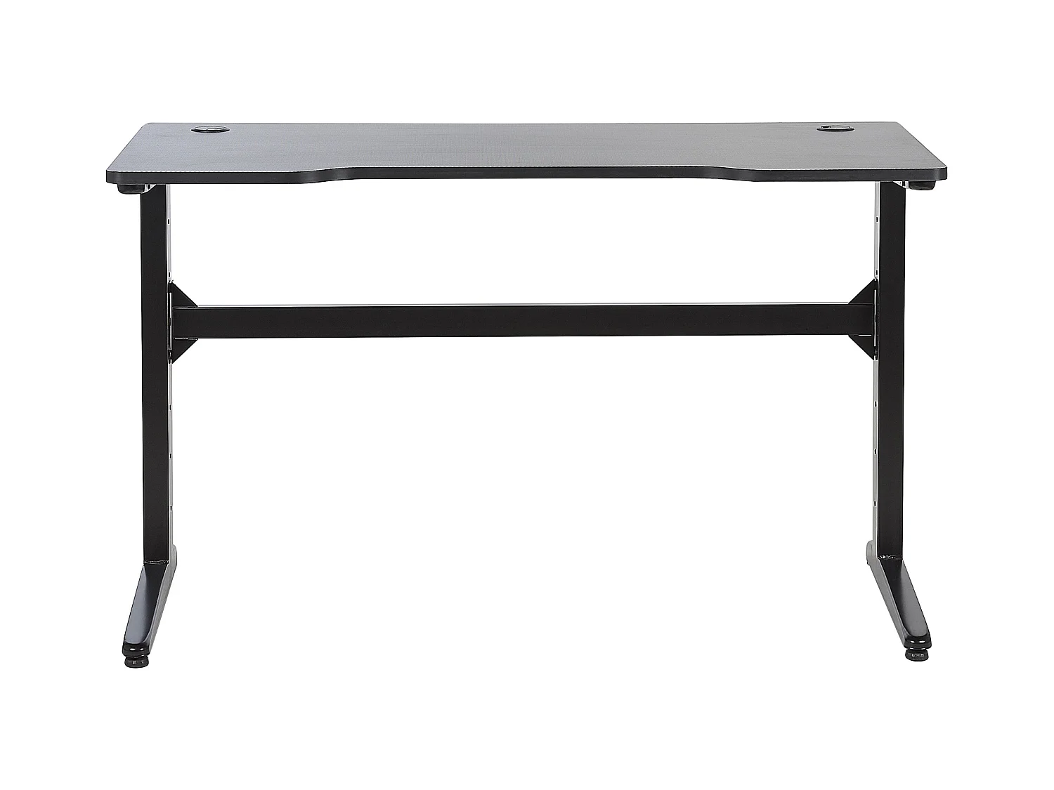 Biurko gamingowe RGB LED 120 x 60 cm czarne DEXTER