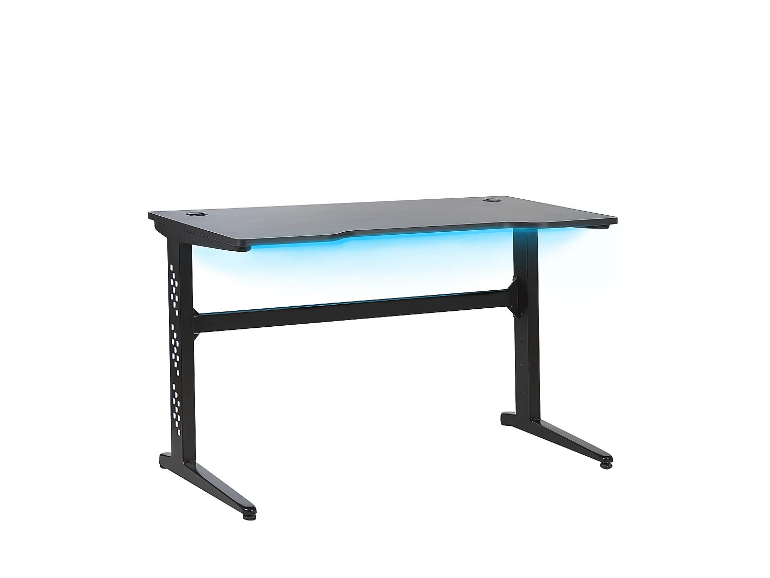 Game bureau DEXTER Zwart 120 cm 60 cm RGB LED