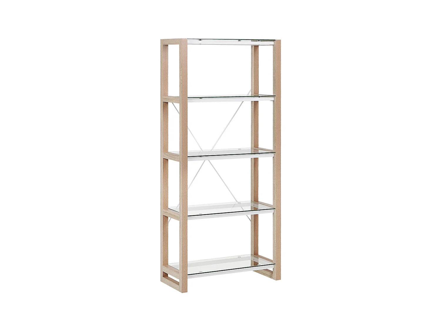 Étagère à 4 niveaux JENKS 152 cm Blanc