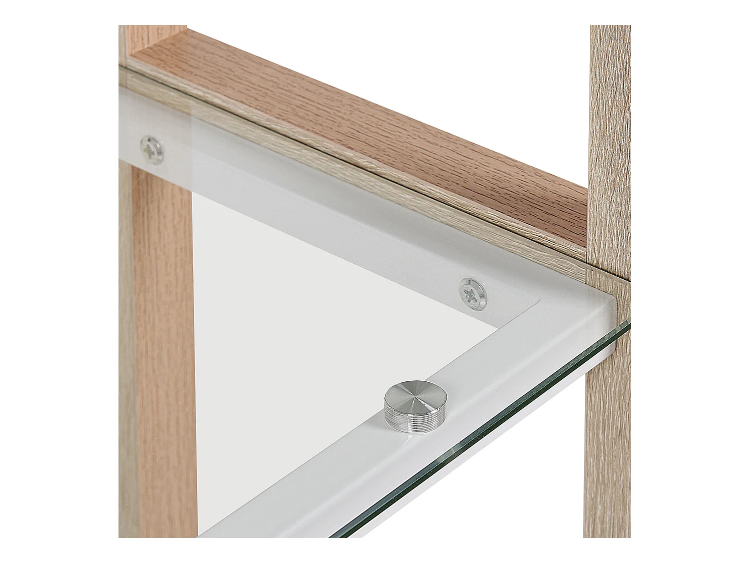 Étagère à 4 niveaux JENKS 152 cm Blanc