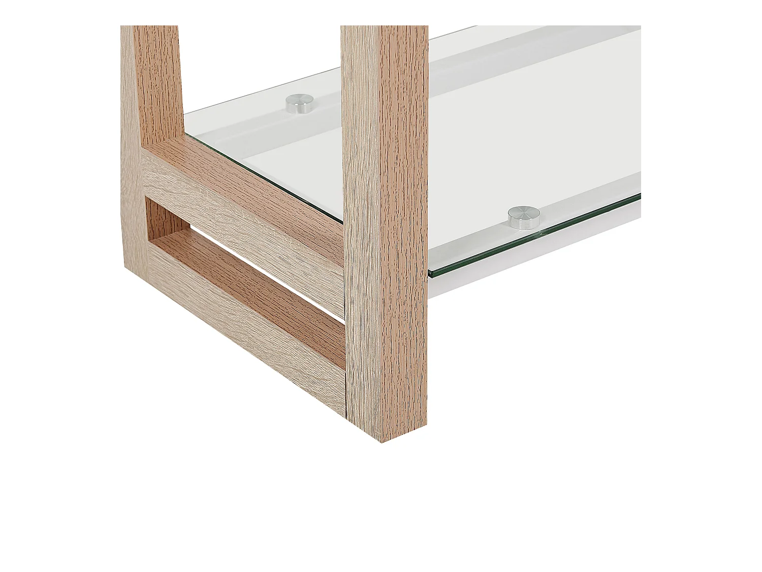 Étagère à 4 niveaux JENKS 152 cm Blanc