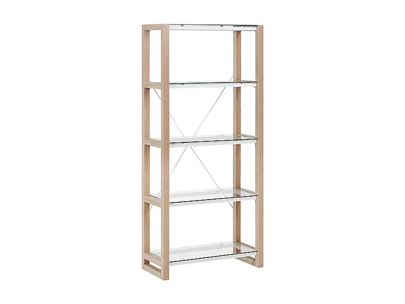 Estante com 4 prateleiras JENKS 152 cm Branco