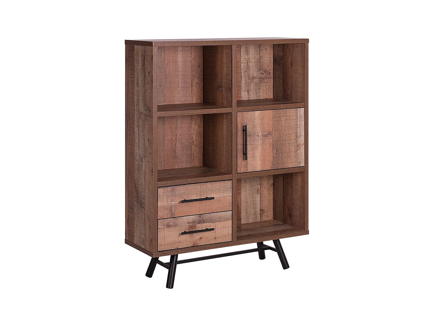 Boekenkast ATLANTA 131 cm Bruin