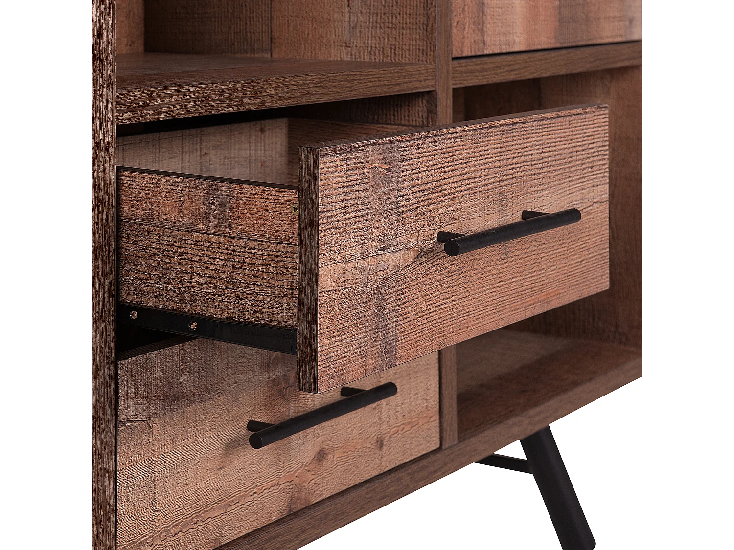 Regał ATLANTA 131 cm Brązowy