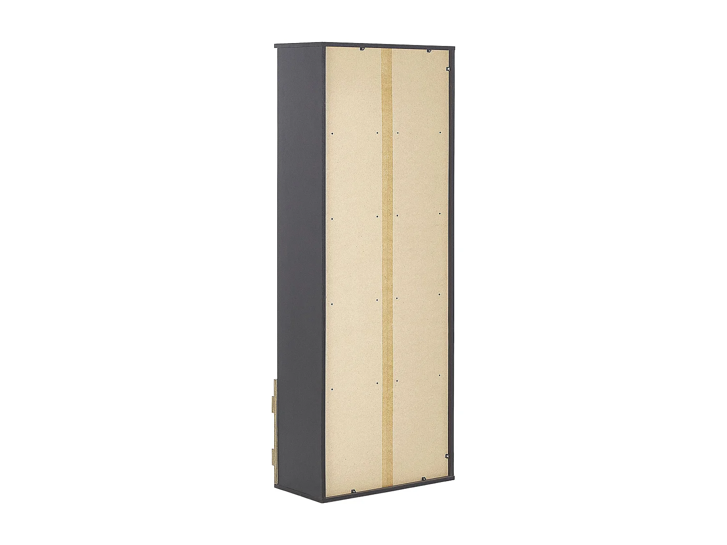 Modernes Bücherregal mit Schränkchen heller Holzfarbton/ schwarz Salter