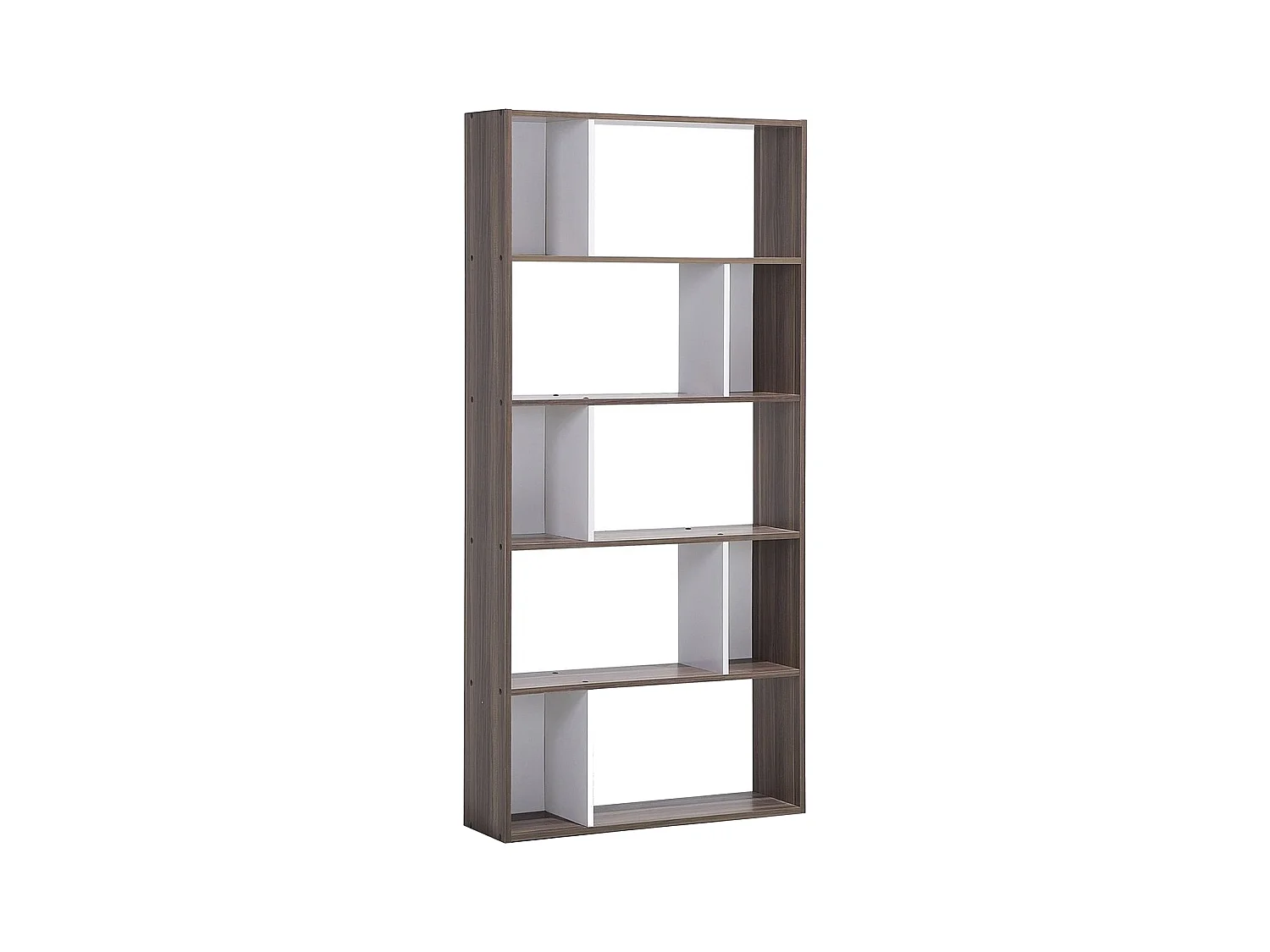 Libreria a 5 ripiani ORILLA 174 cm Marrone scuro