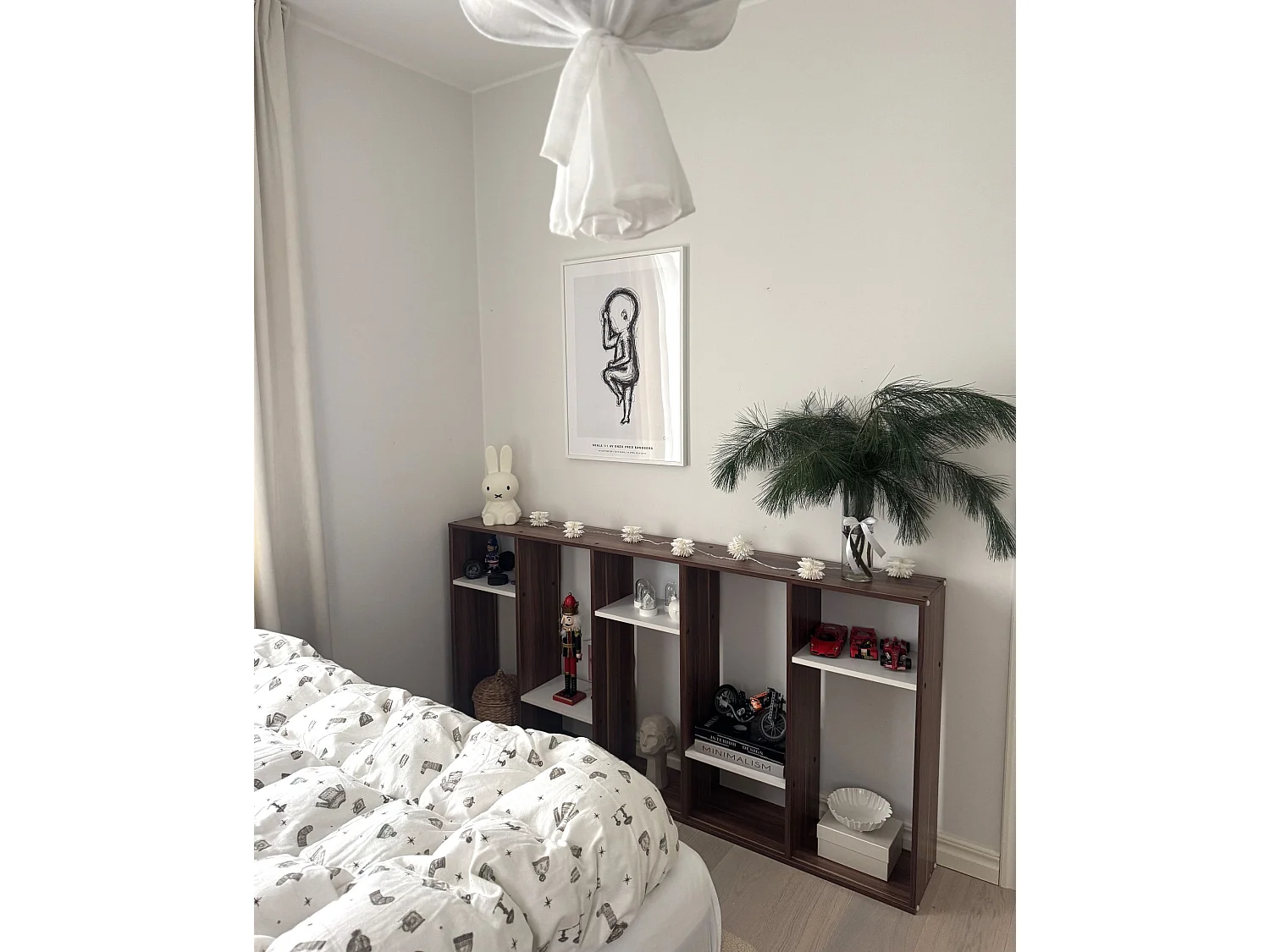 Regał 5 półek ORILLA 174 cm Ciemnobrązowy