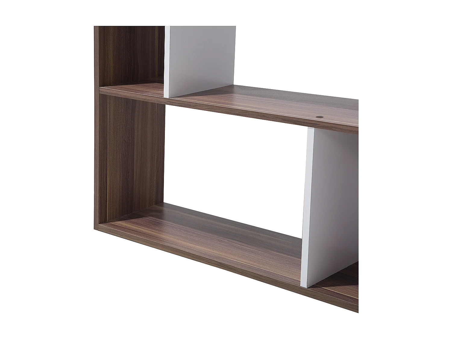 Estante com 5 prateleiras ORILLA 174 cm Castanho escuro