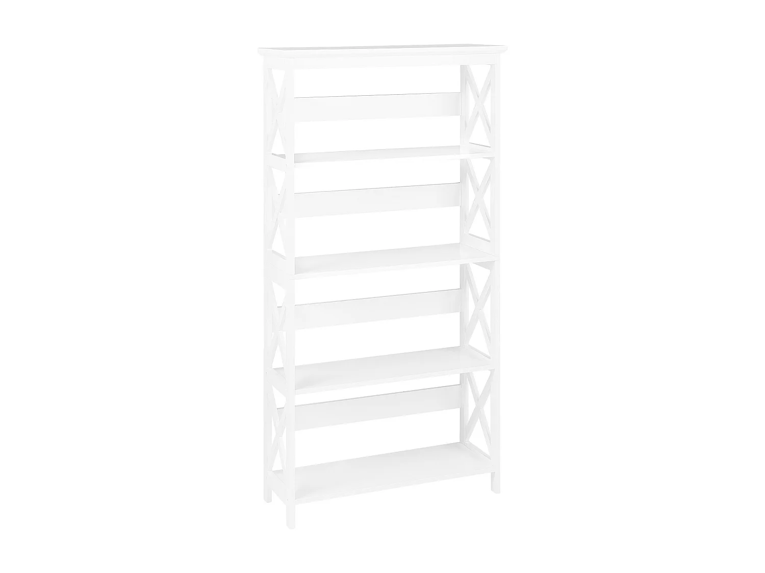 Libreria a 4 ripiani FOSTER 152 cm Bianco