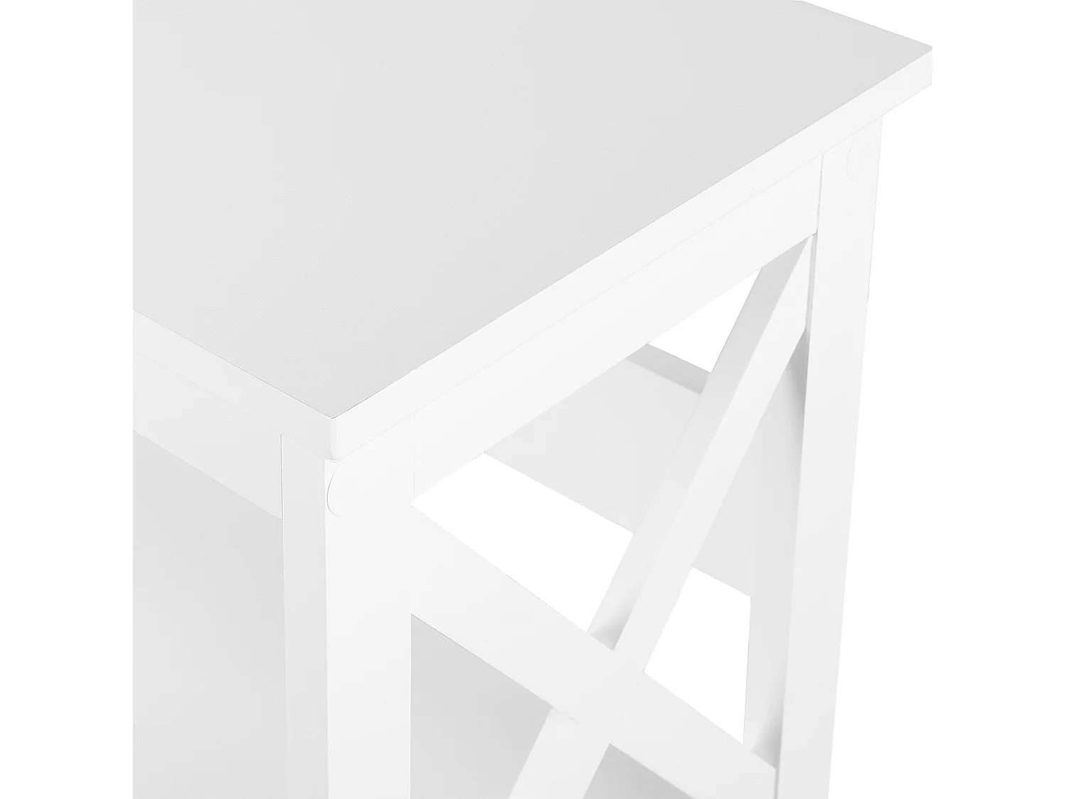 Libreria a 4 ripiani FOSTER 152 cm Bianco