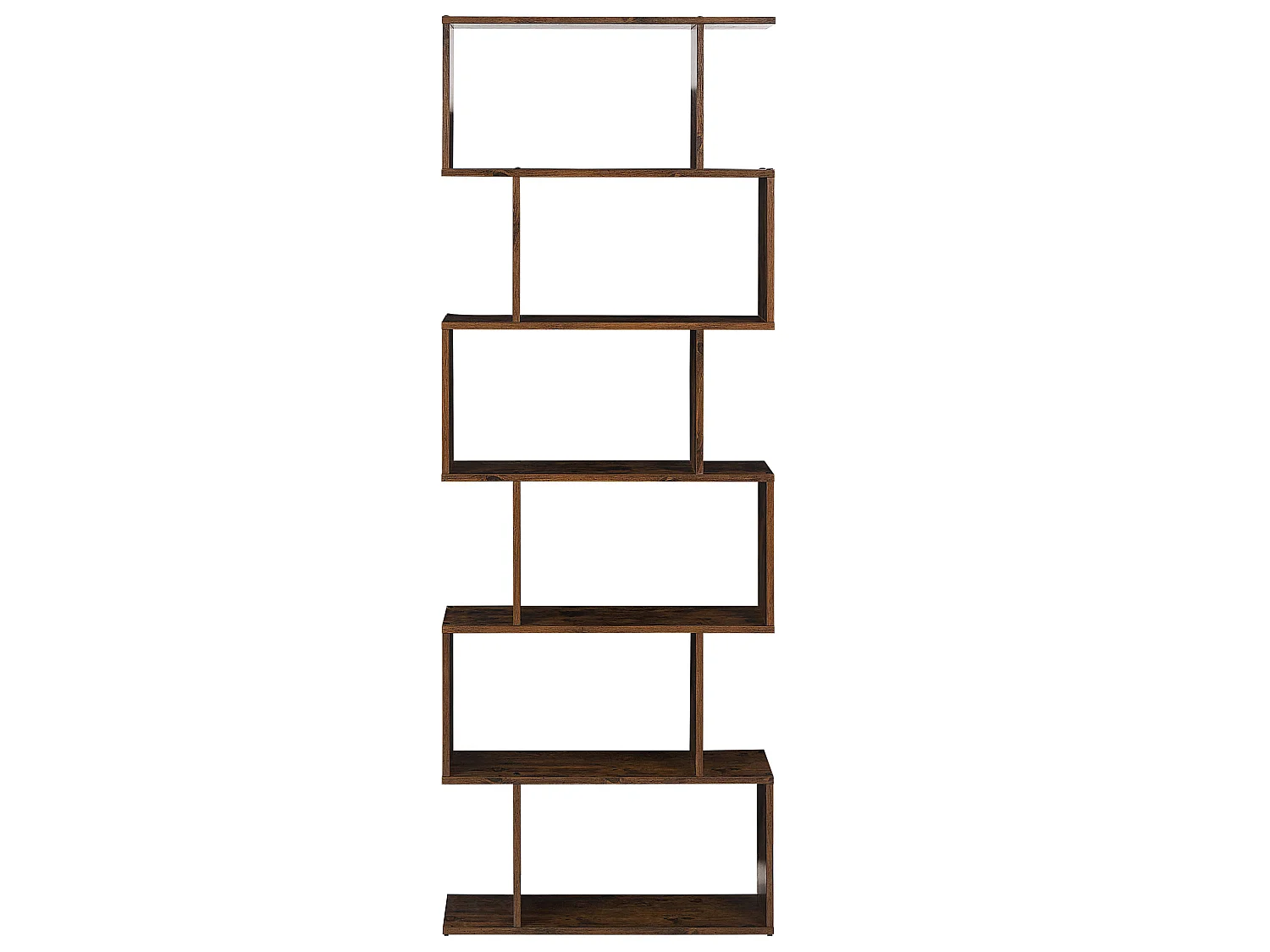 6 Tier Bookcase VALDOSA 191 cm Dark Brown