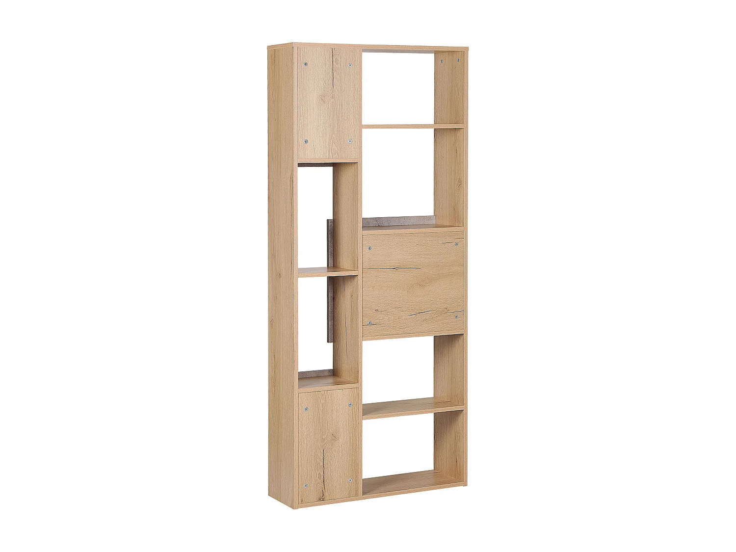 Bibliothèque GRADA 175 cm Marron clair/gris