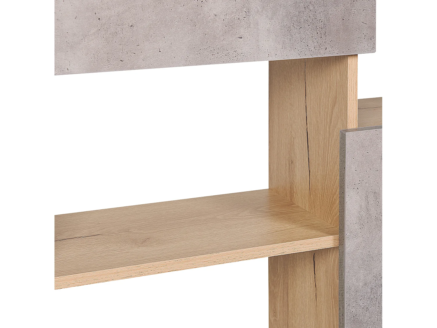 Bibliothèque GRADA 175 cm Marron clair/gris