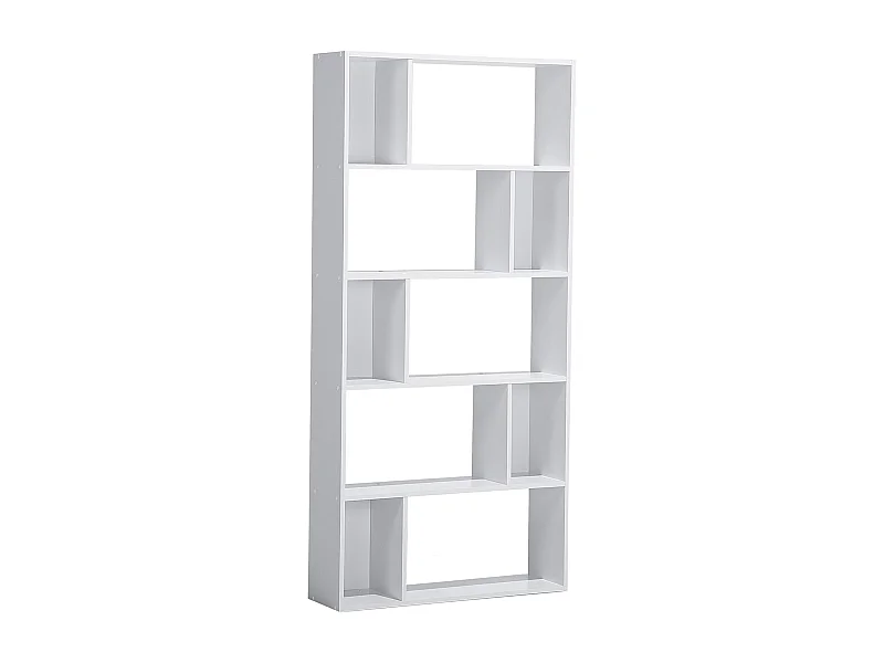 Bibliothèque 5 étagères ORILLA 174 cm Blanc