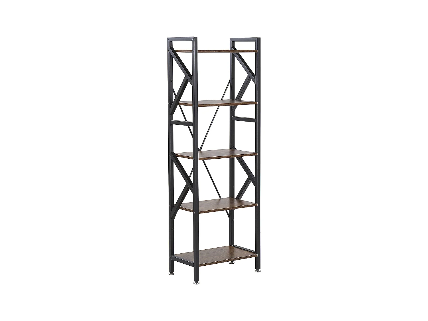 Étagère à 5 niveaux DALE 150 cm Marron foncé