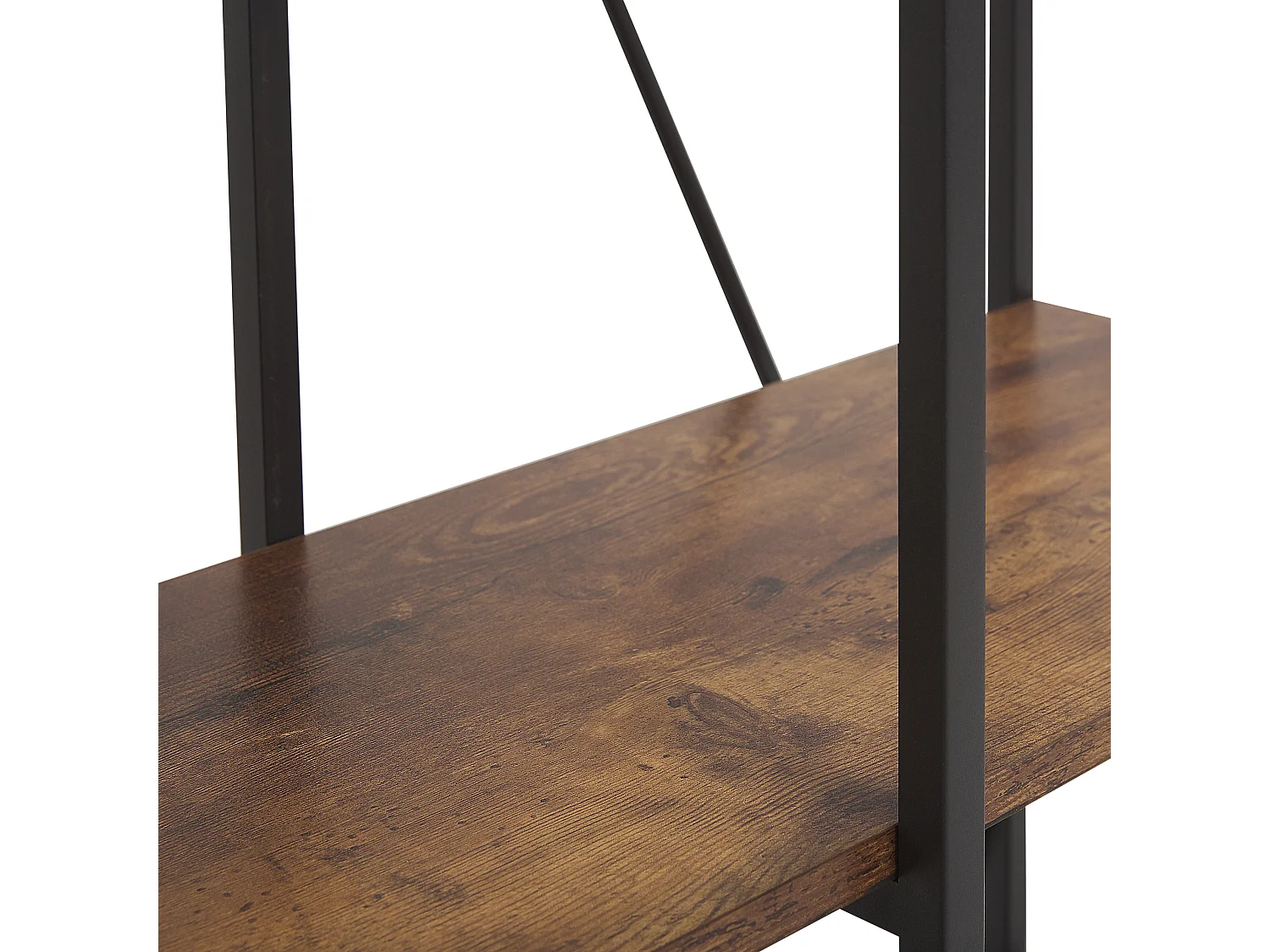 Estante com 3 prateleiras RHODE Castanho escuro