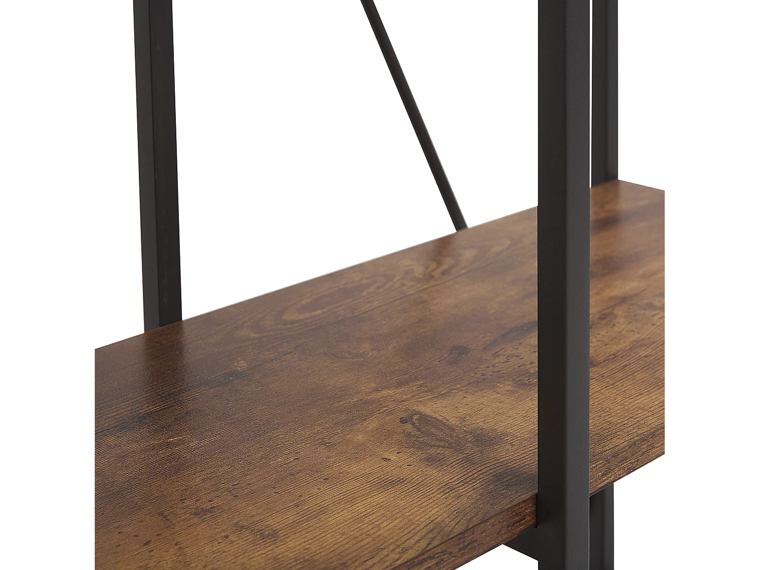 Bibliothèque 3 étagères RHODE Marron foncé