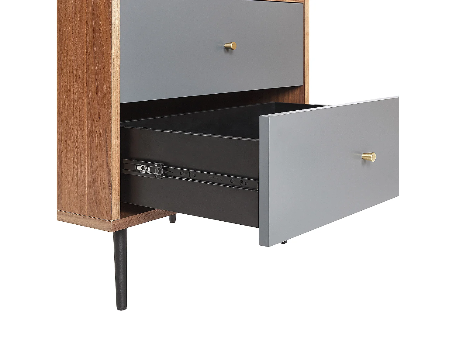 Meuble de rangement RICHMOND 139 cm Noyer foncé