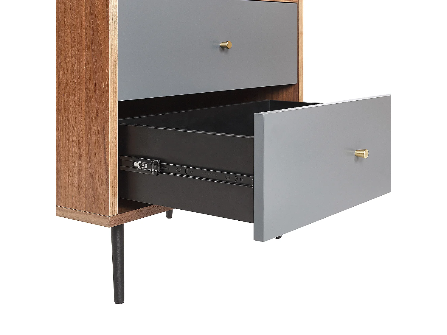 Regał RICHMOND 139 cm Orzech ciemny