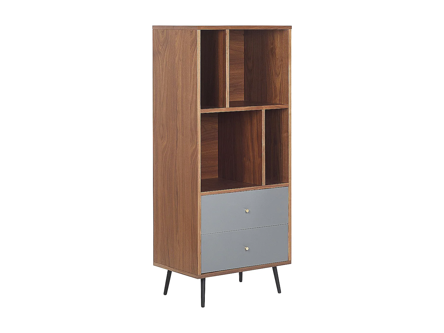 Regał RICHMOND 139 cm Orzech ciemny