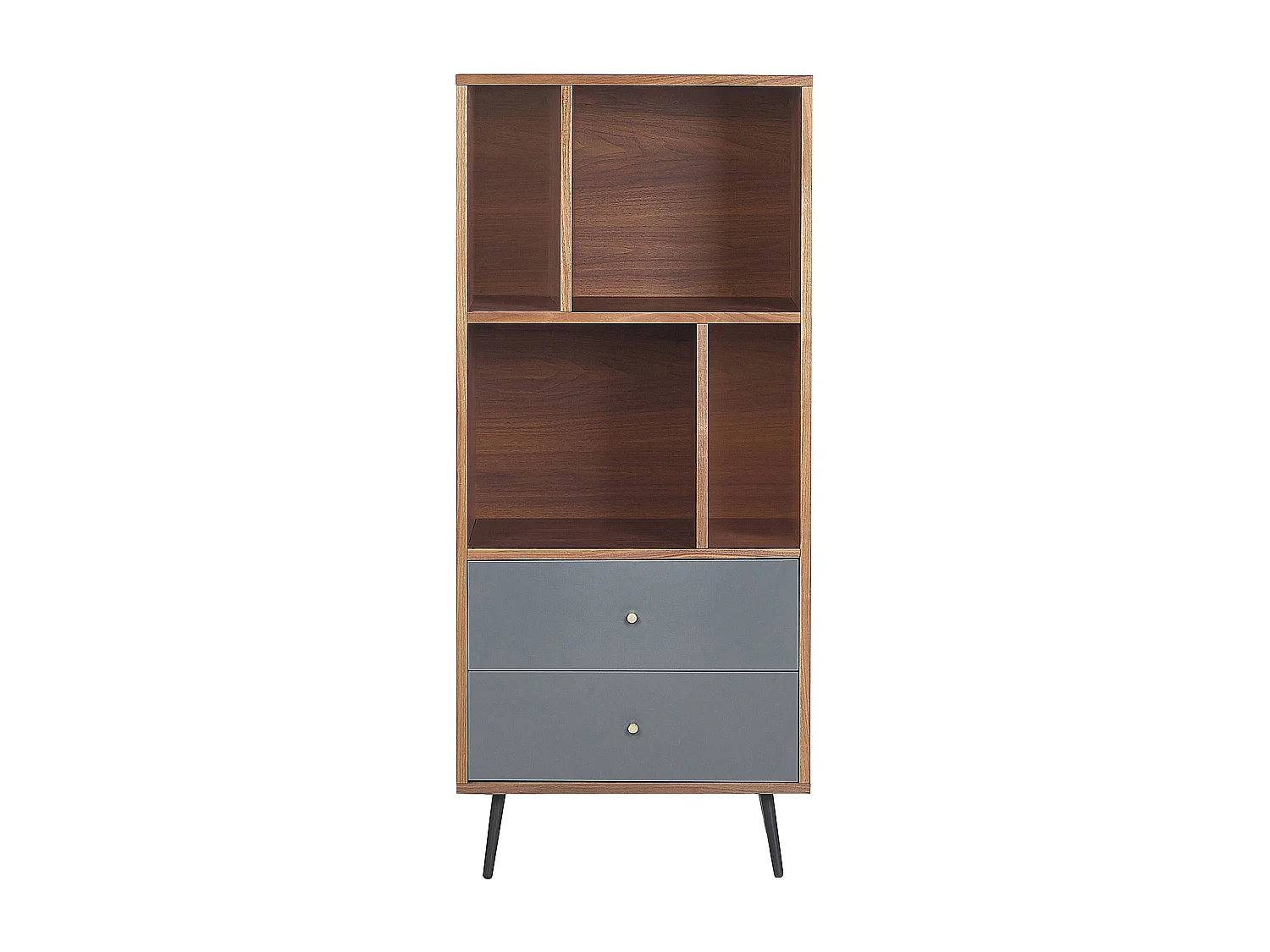 Regał RICHMOND 139 cm Orzech ciemny