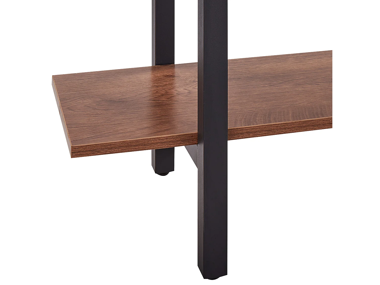 Bibliothèque 5 étagères DARBY 180 cm Marron foncé