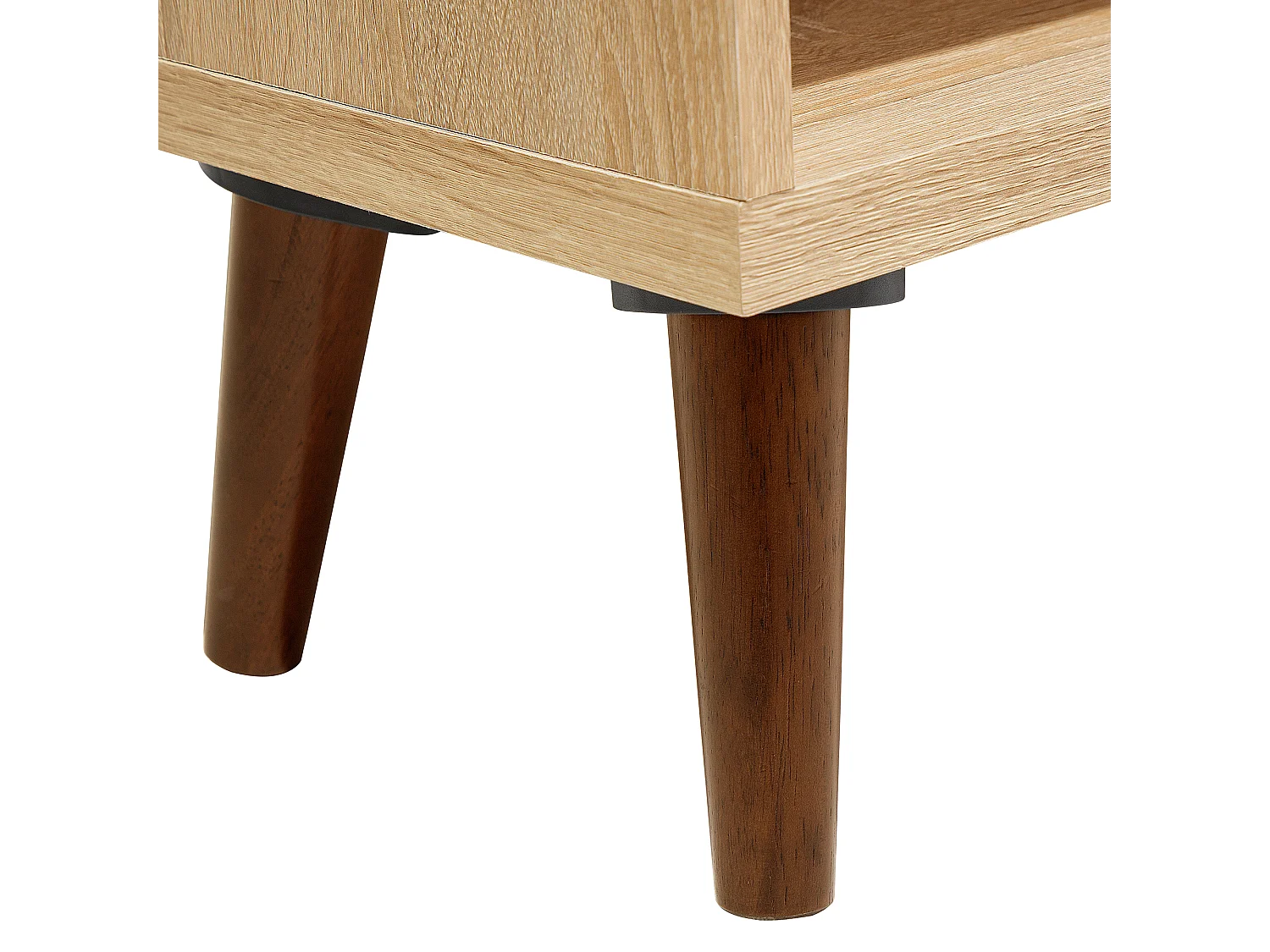 Estantería ALLOA Derivado de madera 174 cm Marrón claro/Blanco