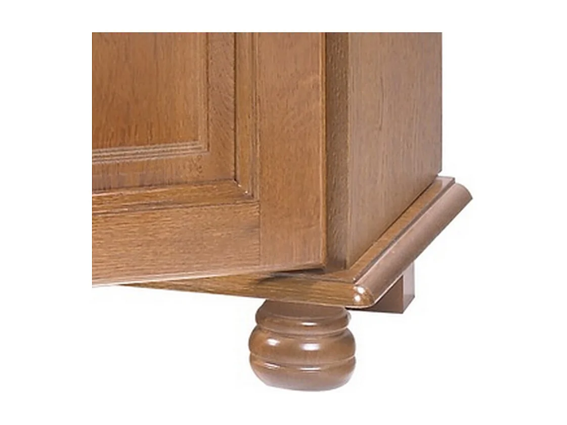 Bibliothèque Chêne 8 Portes 18 Niches 15 Etagères L 158.8 H 182.2 P 33 cm