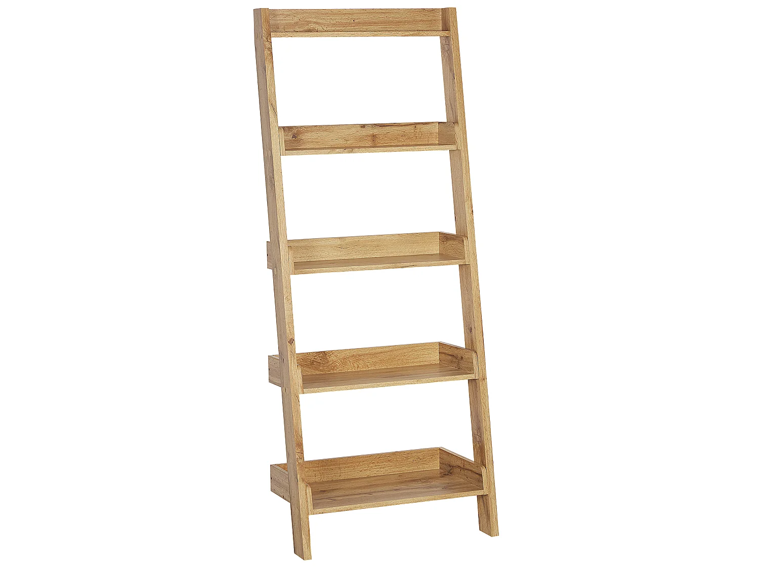 Bibliothèque 5 étagères MOBILE TRIO 167 cm Marron clair