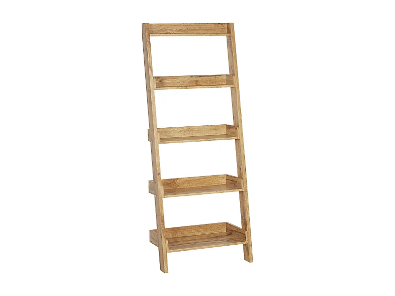 Modernes und praktisches Bücherregal heller Holzfarbton Mobile trio