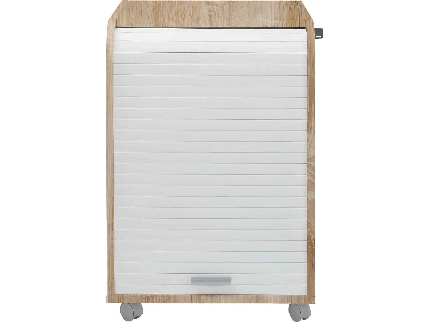 Caisson de Bureau Chêne Bicolore - Coloris: Blanc