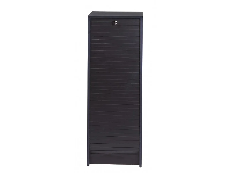 SIMMOB Rolltop Aktenschrank mit Rolladentür Abschließbar 104 x 38 x 38,5 cm