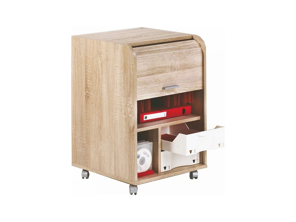 Caisson de Bureau Chêne Naturel - Coloris: Chêne Naturel