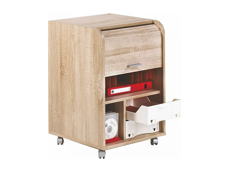 Caisson de Bureau Chêne Naturel - Coloris: Chêne Naturel