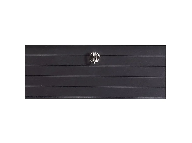 SIMMOB Rolltop Aktenschrank mit Rolladentür Abschließbar 104 x 38 x 38,5 cm