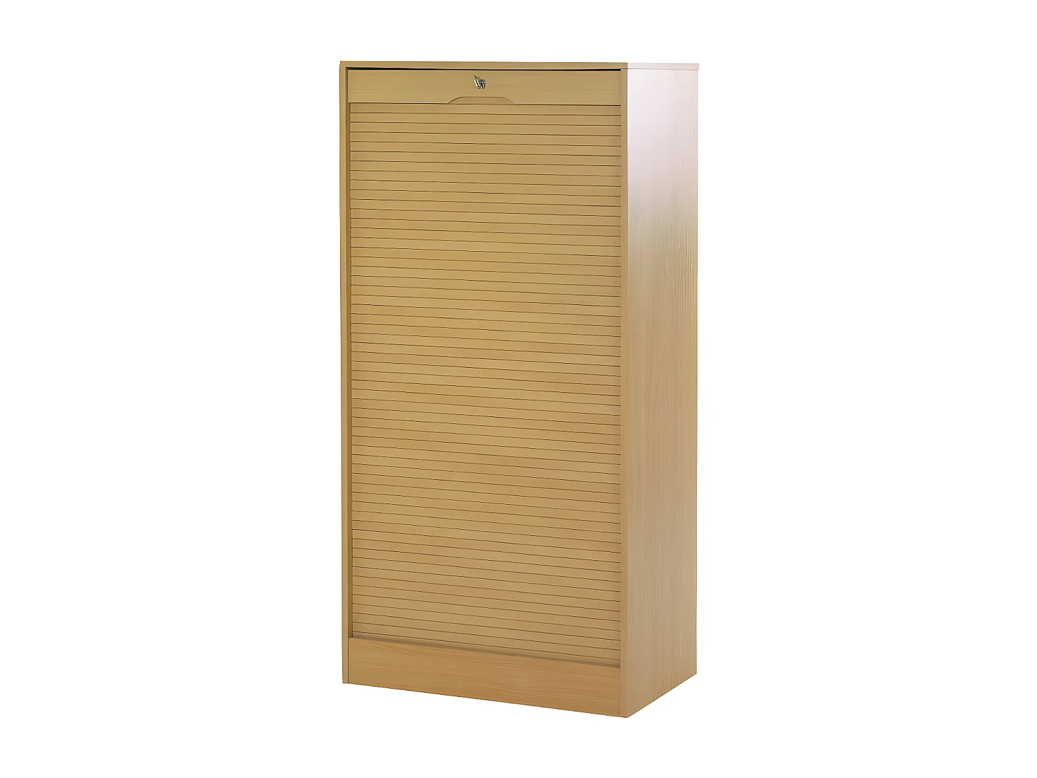 Classeur à Rideau Largeur 70 cm Hauteur 140 cm - Coloris: Hêtre
