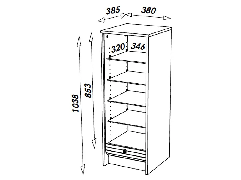 SIMMOB Rolltop Aktenschrank mit Rolladentür Abschließbar 104 x 38 x 38,5 cm