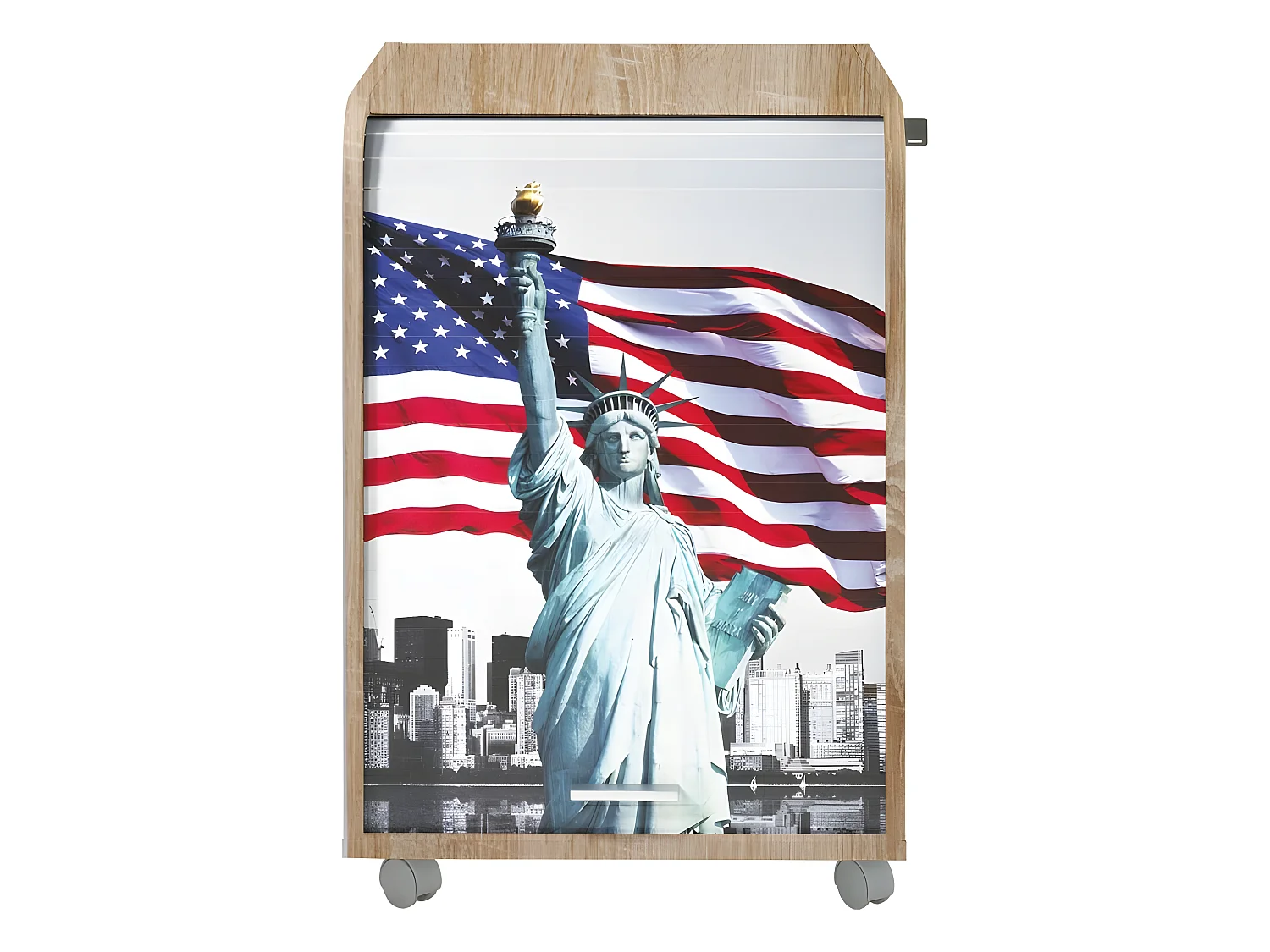 Caisson de Bureau Chêne Naturel - Coloris: Liberté 505