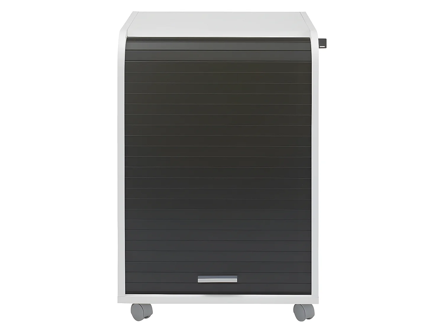 Caisson de Bureau Blanc Bicolore - Coloris: Noir