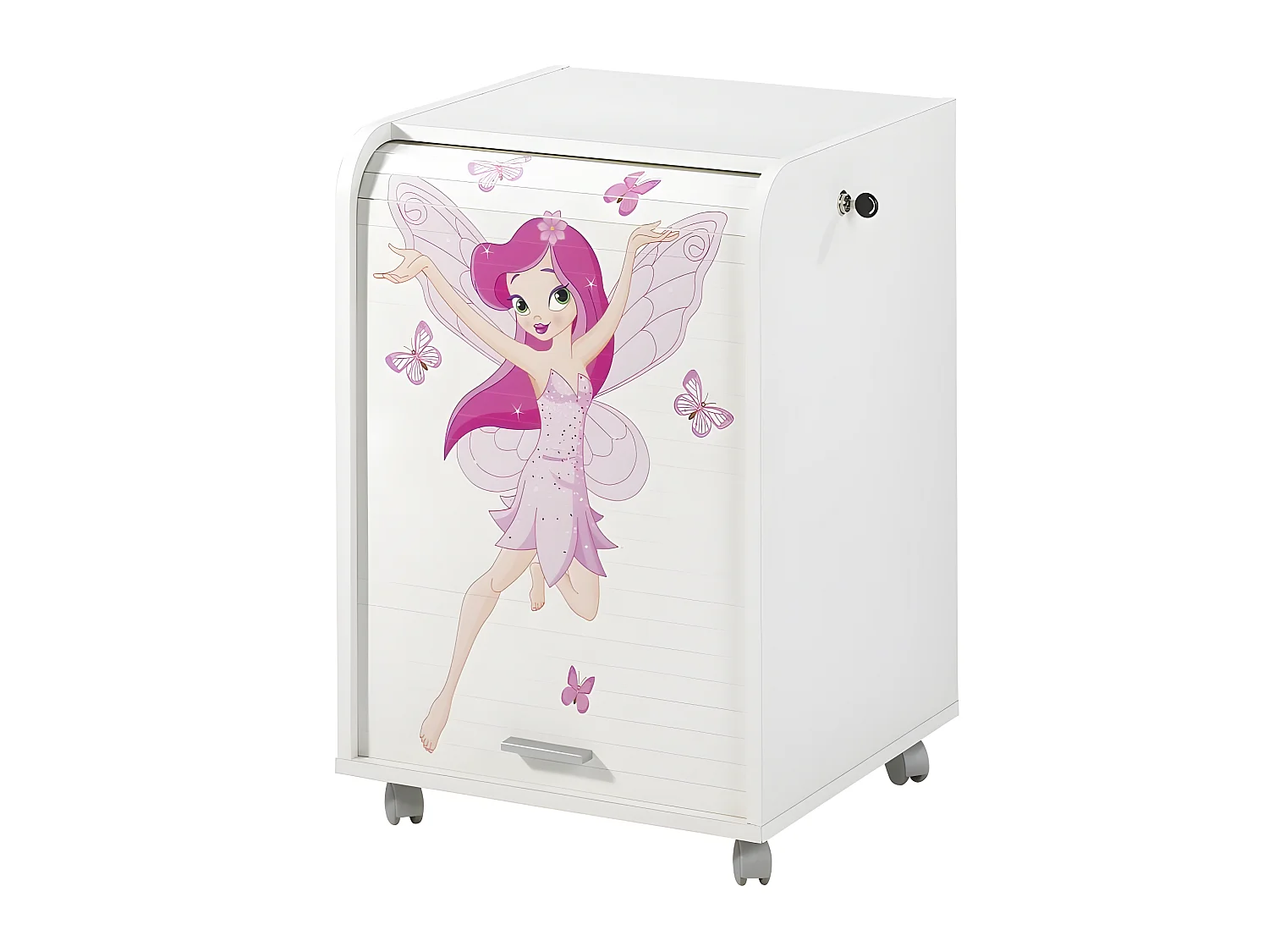 Caisson de Bureau Blanc 2 Tiroirs - Coloris: Fée 217