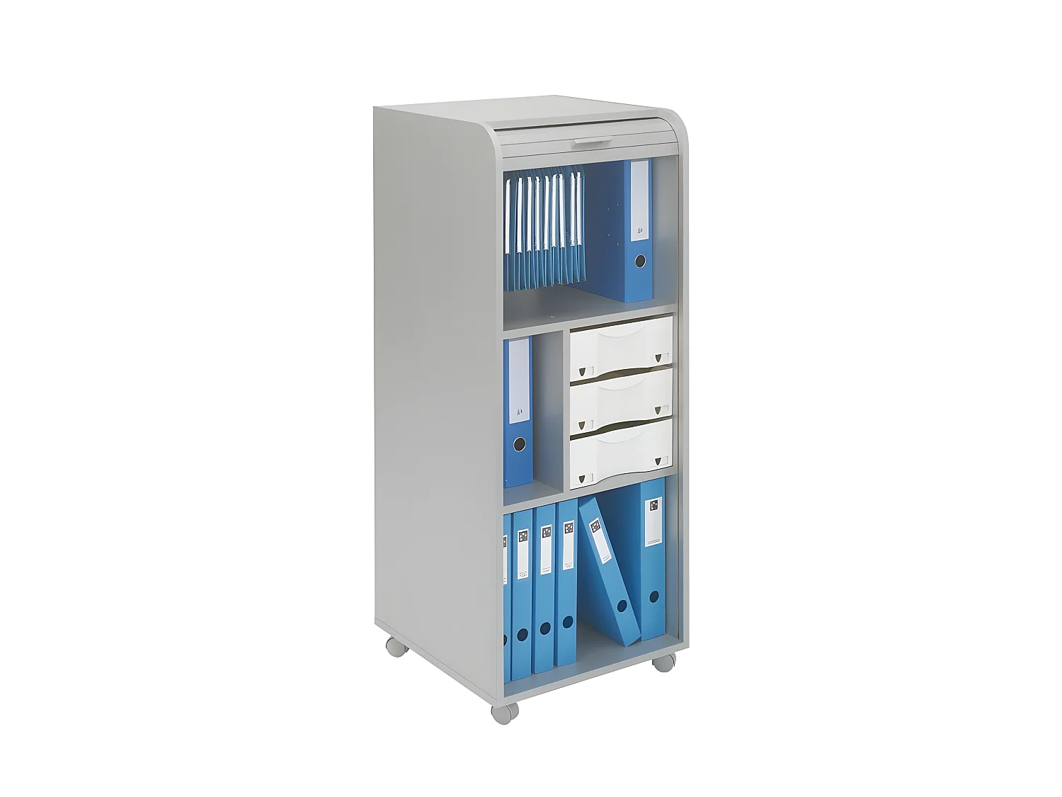 Caisson de Bureau Mobile Alu 108 cm
