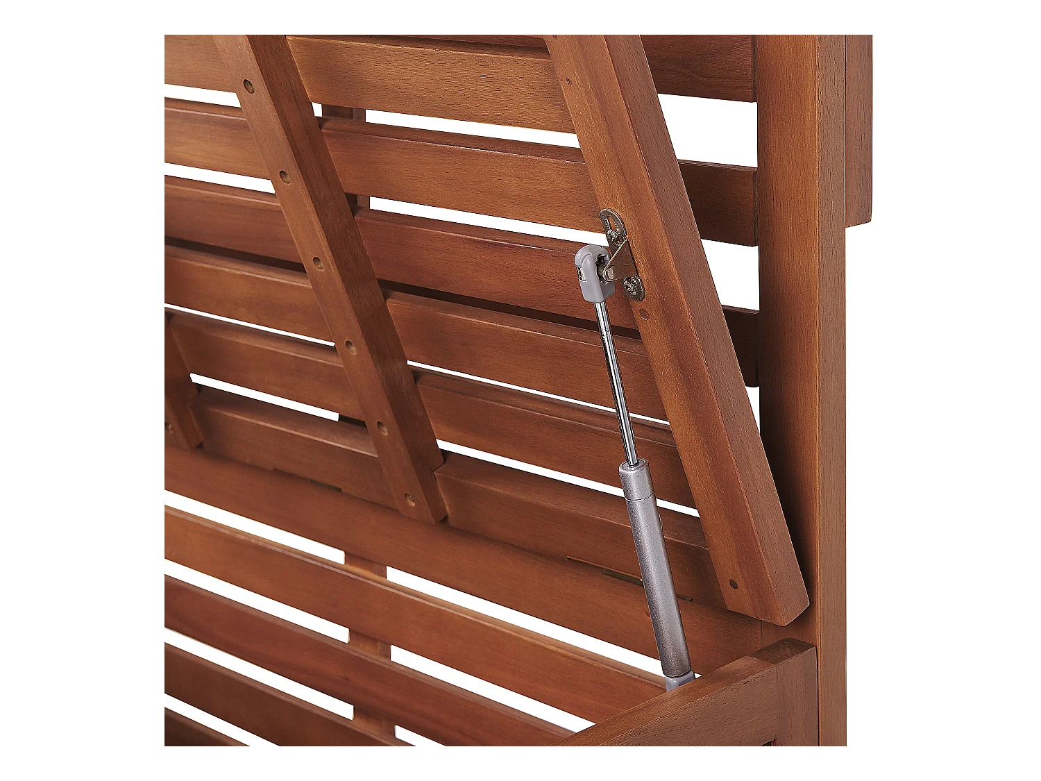 Banc de jardin avec étagère murale MATINO Acacia 80 cm 40 cm Marron