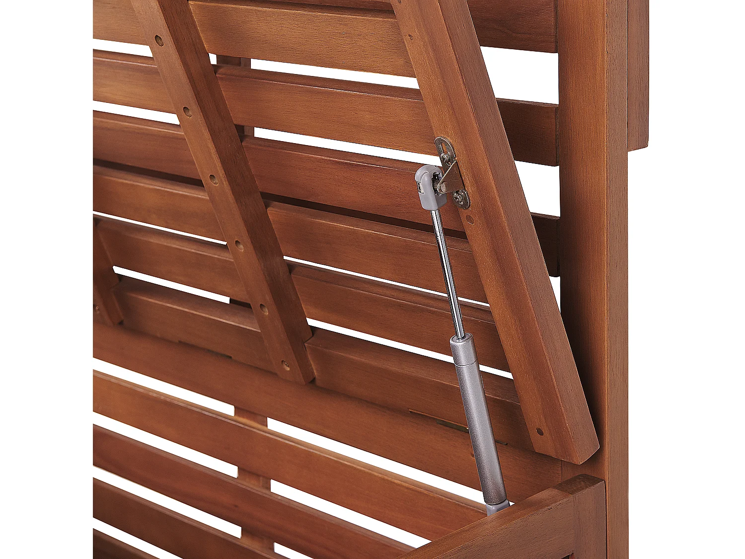 Banc de jardin avec étagère murale MATINO Acacia 80 cm 40 cm Marron