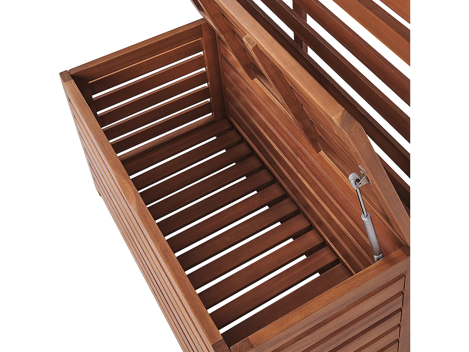 Banc de jardin avec étagère murale MATINO Acacia 80 cm 40 cm Marron