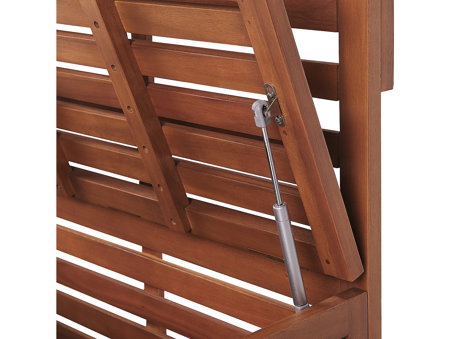 Panca da giardino con pannello a muro MATINO Legno d'acacia 80 cm 40 cm Marrone