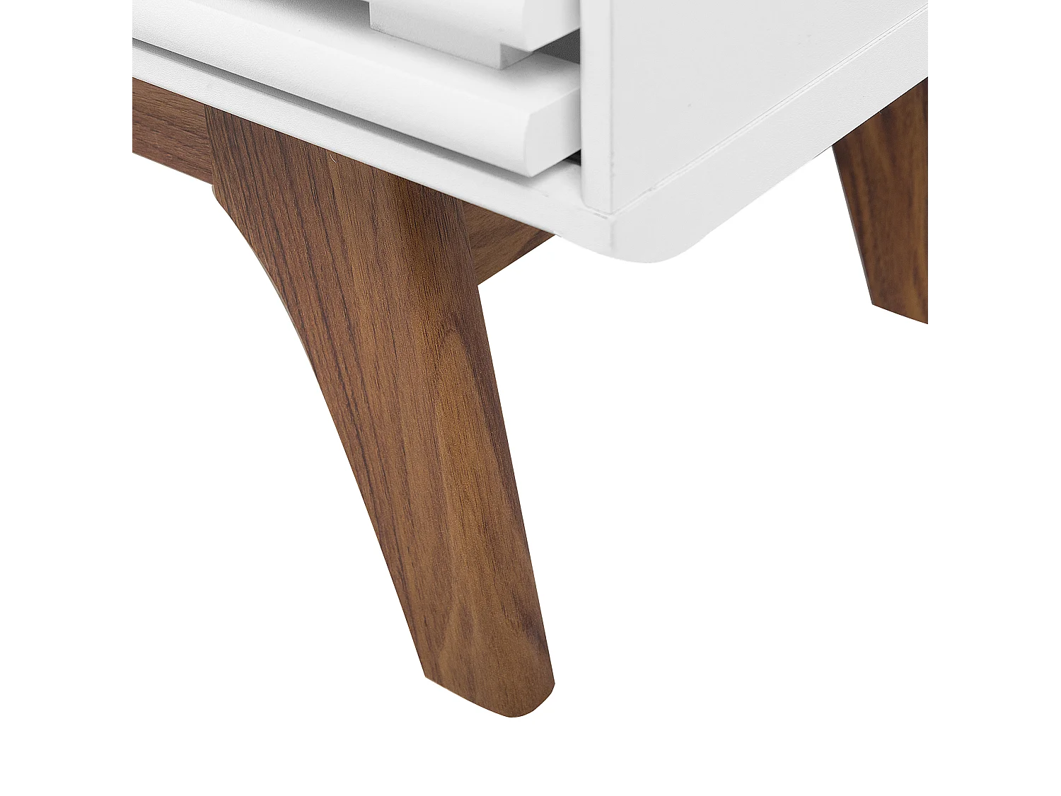 Szafka RTV TOLEDO II Brązowy/ biały