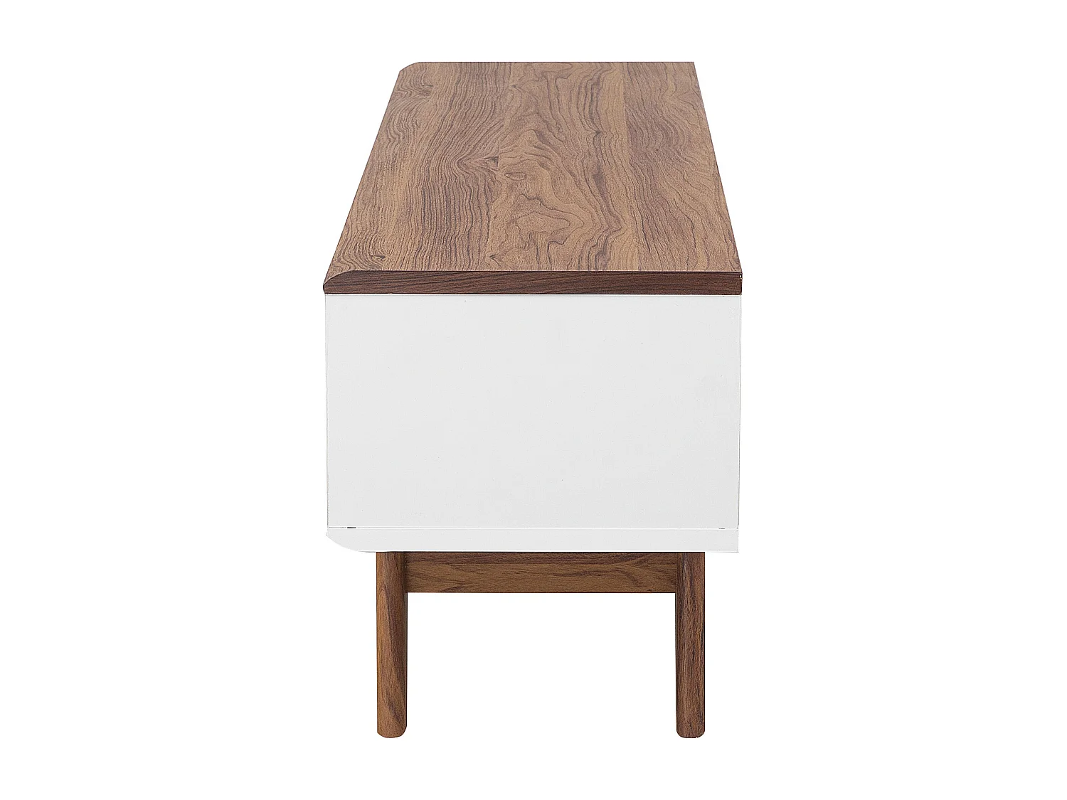 TV-meubel TOLEDO II Bruin/wit