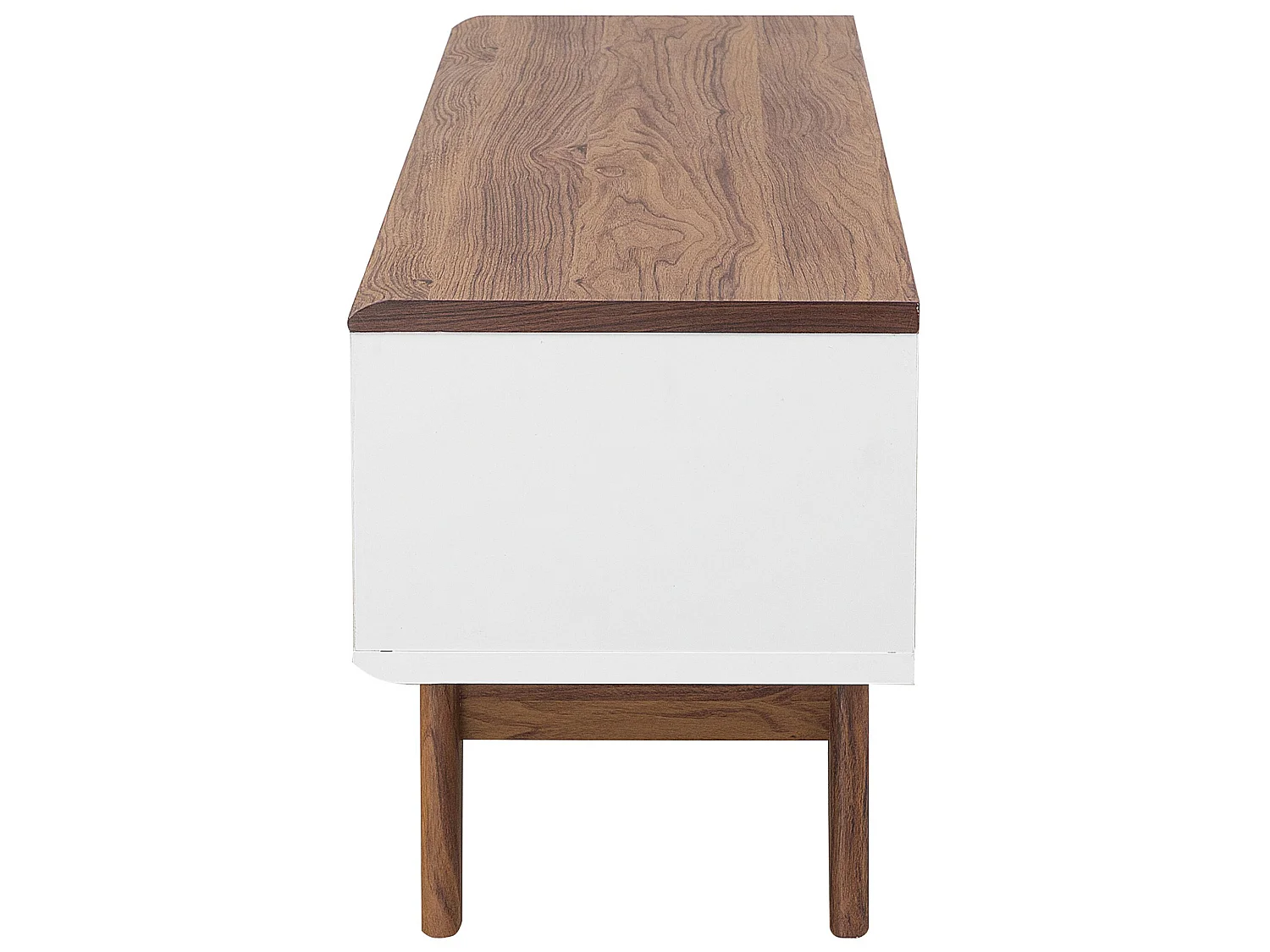 TV Stand TOLEDO II Brown/ White